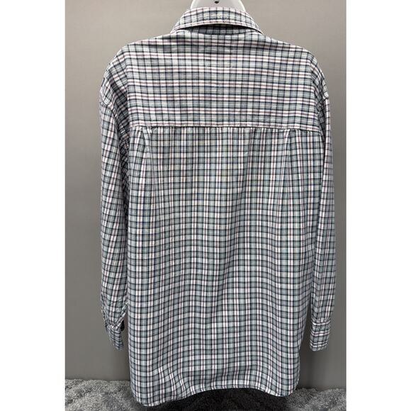 Vintage Kikomo Womens Button Down Shirt size 18W Striped Western Boho Country - Picture 2 of 6